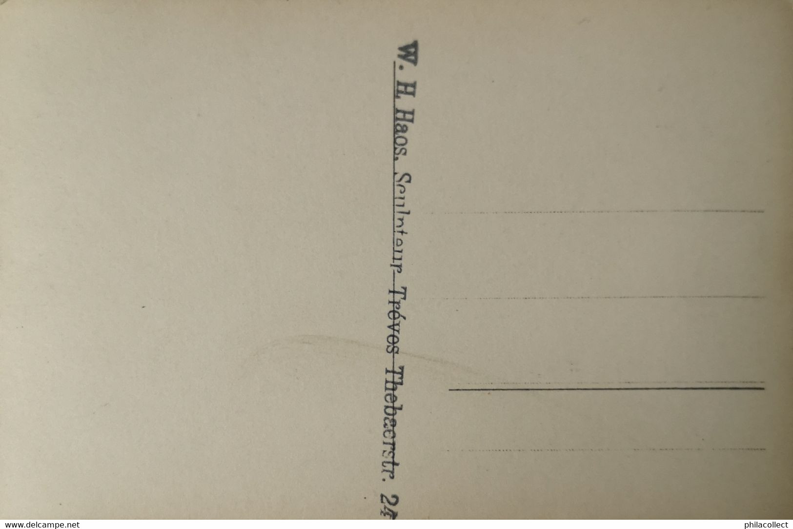 Augsburg // Carte Photo - Foto AK // Unbekant No. 2 /19?? Ausg. W. H. Haos Sculpteur - Bilhauer Trier - Augsburg