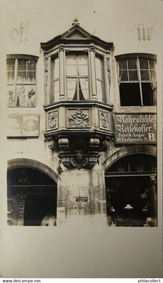 Nurnberg   // Carte Photo - Foto AK // Tucherstrasse 16 /19?? Ausg. W. H. Haos Sculpteur - Bilhauer Trier - Nuernberg