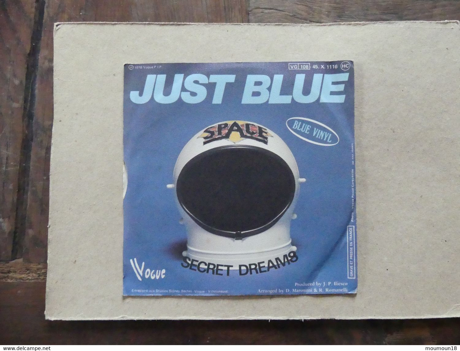 Secret Dreams Just Blue Blue Vinyl 45X1116 Vogue - 45 T - Maxi-Single