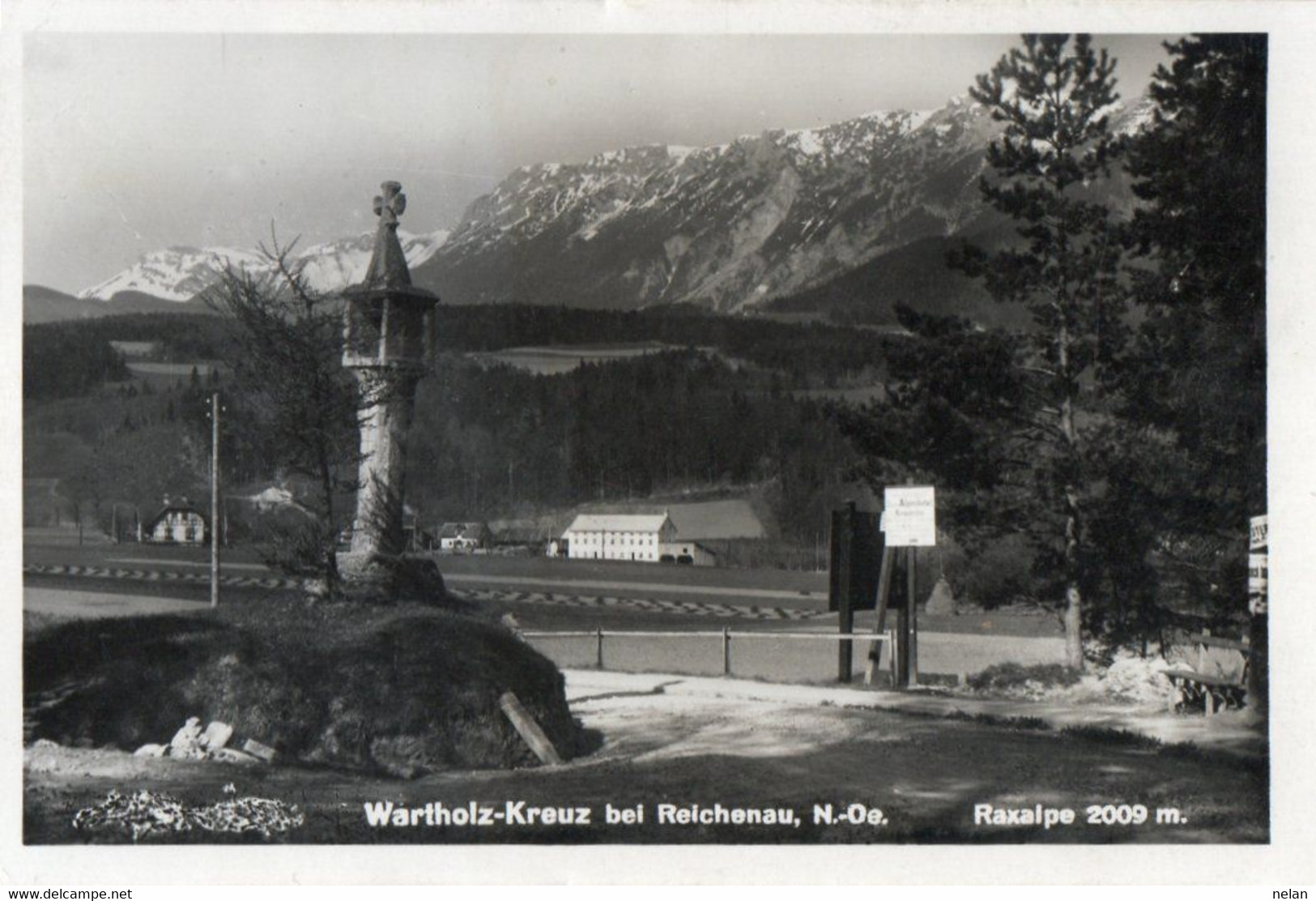 WARTHOLZ - KREUZ BAI REICHENAU - REAL PHOTO - F.P - STORIA POSTALE - Raxgebiet