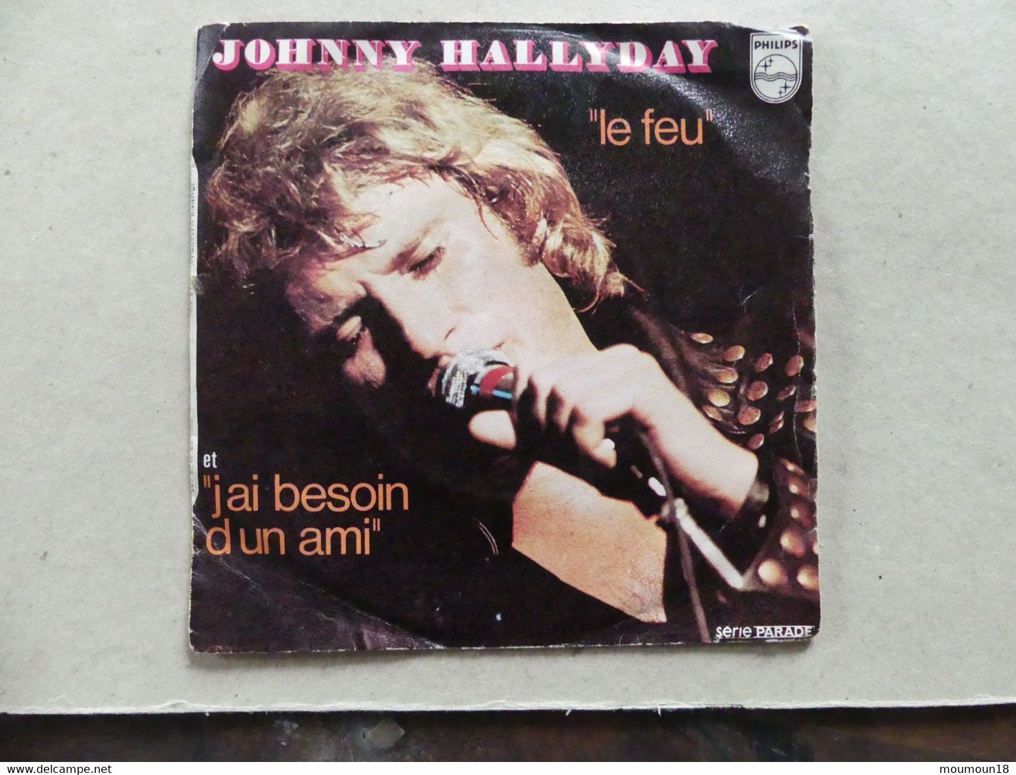 Johnny Hallyday Le Feu 6009405 Philips - 45 T - Maxi-Single