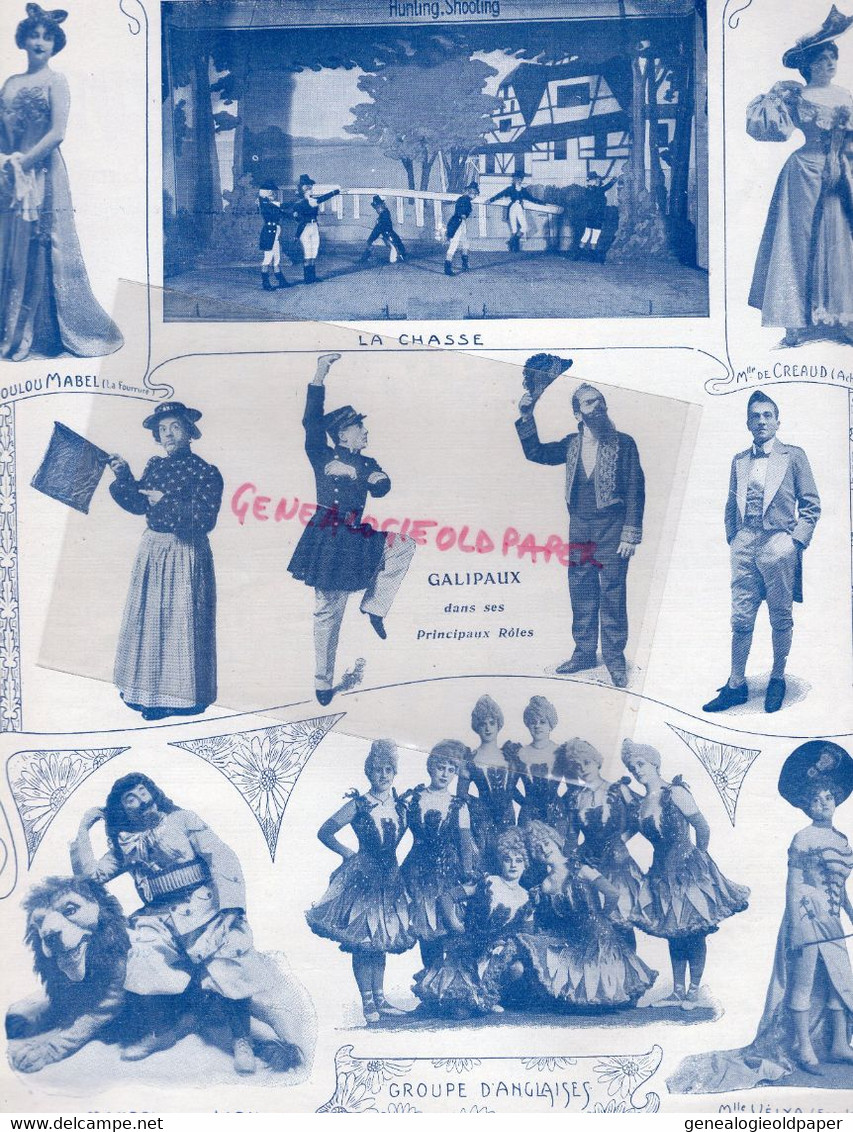 PARIS QUI CHANTE- PARTITION MUSIQUE-N° 61- 1904- POLIN-FOLIES BERGERE PARIS-LES BLOCH-GALIPAUX-JACQUES BONHOMME-MARGIS - Noten & Partituren