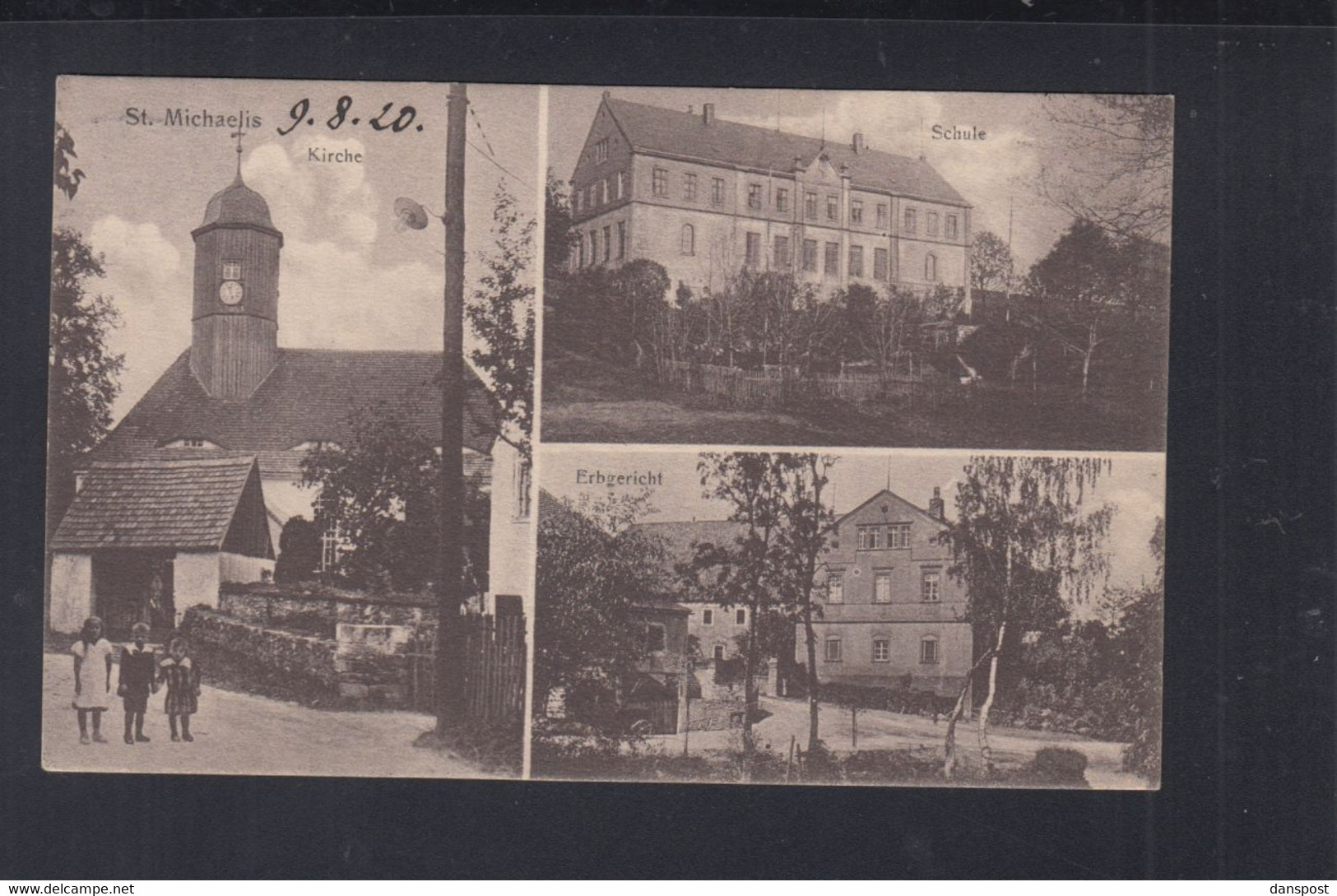 Dt. Reich AK St. Michaelis 1920 - Brand-Erbisdorf