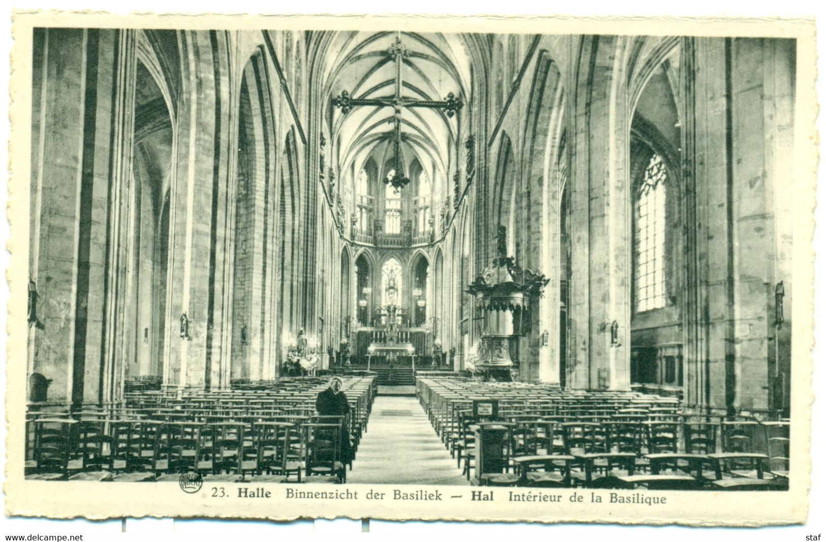 Halle - Binnenzicht Der Basiliek - Halle