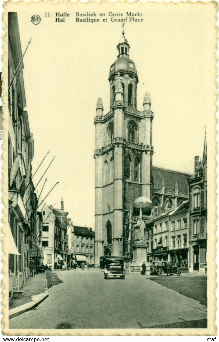 Halle - Basiliek En Grote Markt - Halle