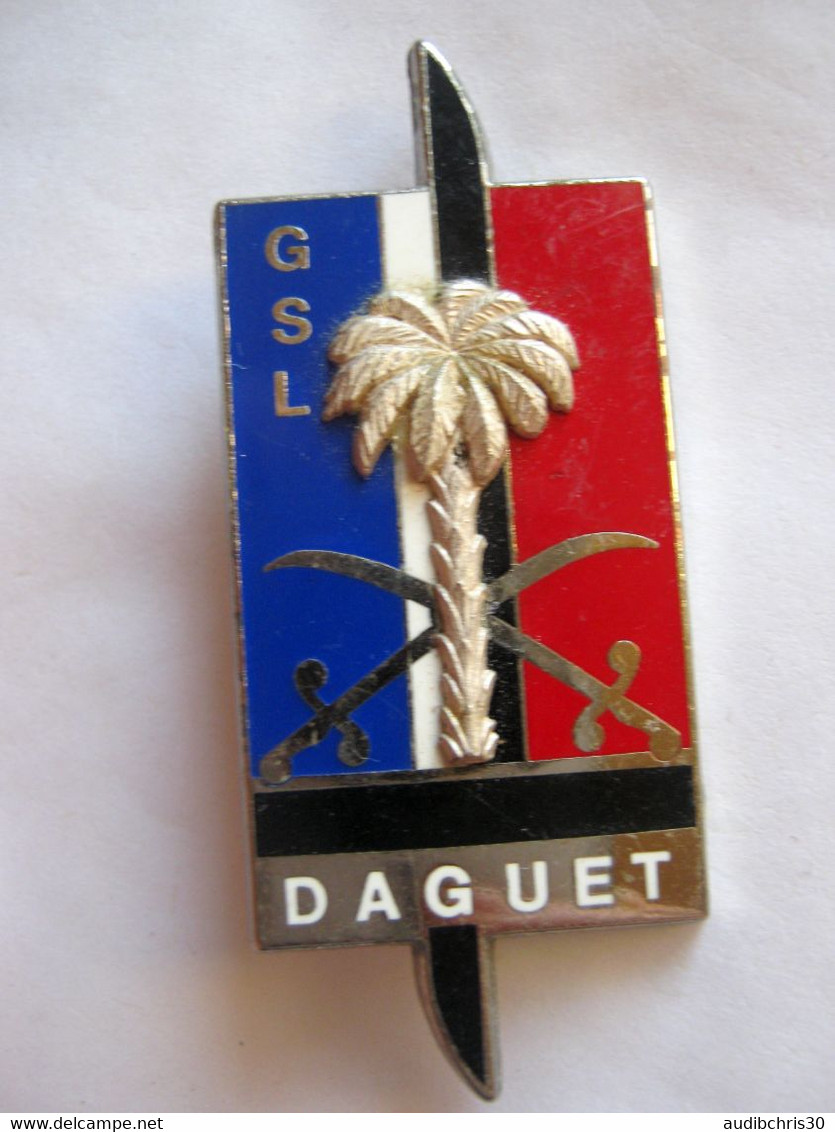 INSIGNE DU GSL (Groupe De Soutien Logistique) OPEX DAGUET GUERRE DU GOLFE FRAISSE PARIS ETAT EXCELLENT - Services Médicaux