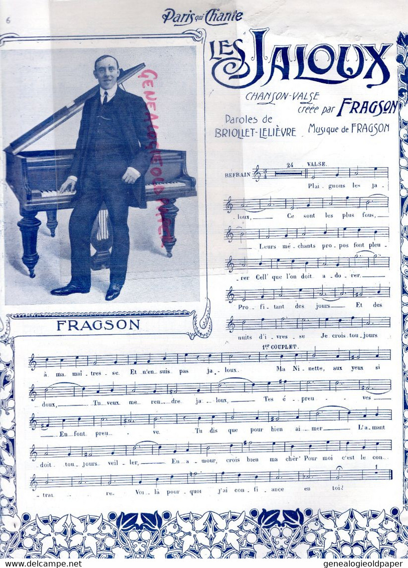 PARIS QUI CHANTE- PARTITION MUSIQUE-N° 53- 1904- POLIN-FRAGSON-BALS COUR DE VIENNE-JOSEPH LANNER-PAUL VIDAL-MARGIS - Partitions Musicales Anciennes