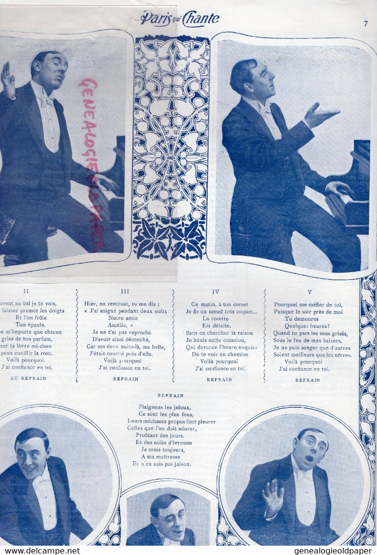 PARIS QUI CHANTE- PARTITION MUSIQUE-N° 53- 1904- POLIN-FRAGSON-BALS COUR DE VIENNE-JOSEPH LANNER-PAUL VIDAL-MARGIS - Partitions Musicales Anciennes