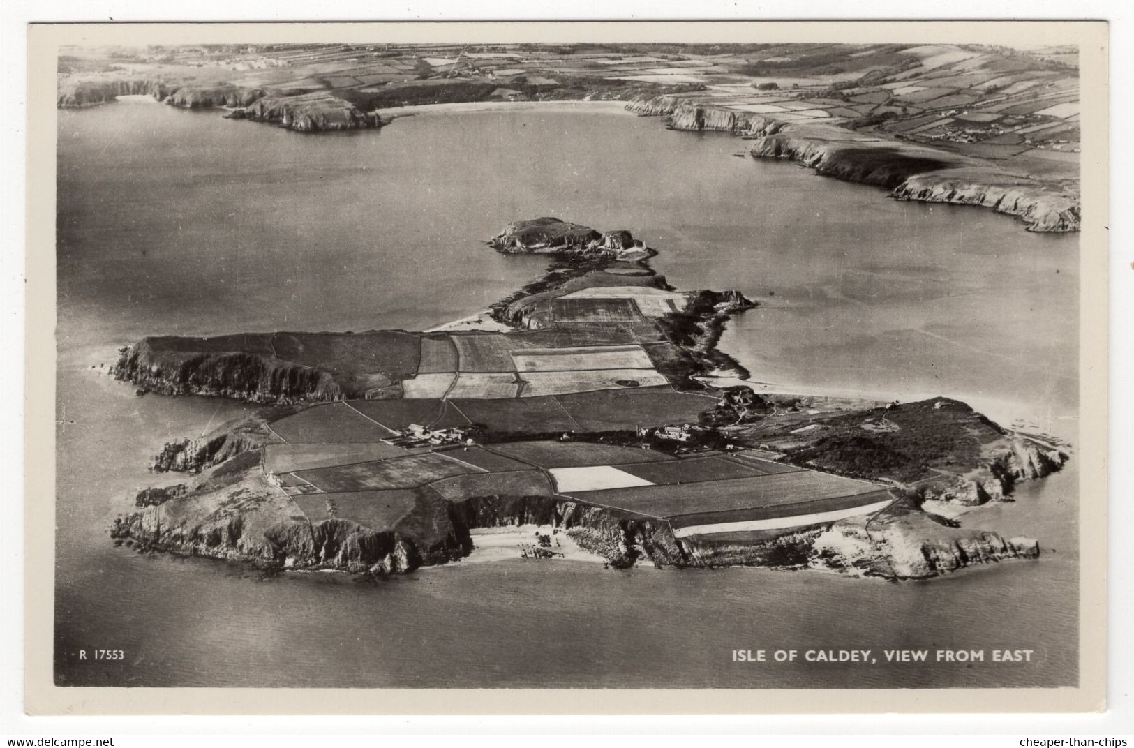 CALDEY ISLAND - View From East - Aero Films R.17553 - Pembrokeshire