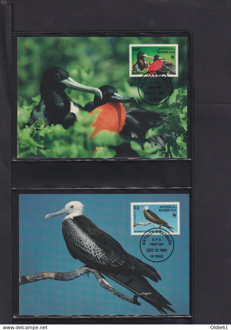 1994  Antigua6Barbuda  WWF  "Der Prachtfregattenvogel"  Komplettes Kapitel - Collections, Lots & Series