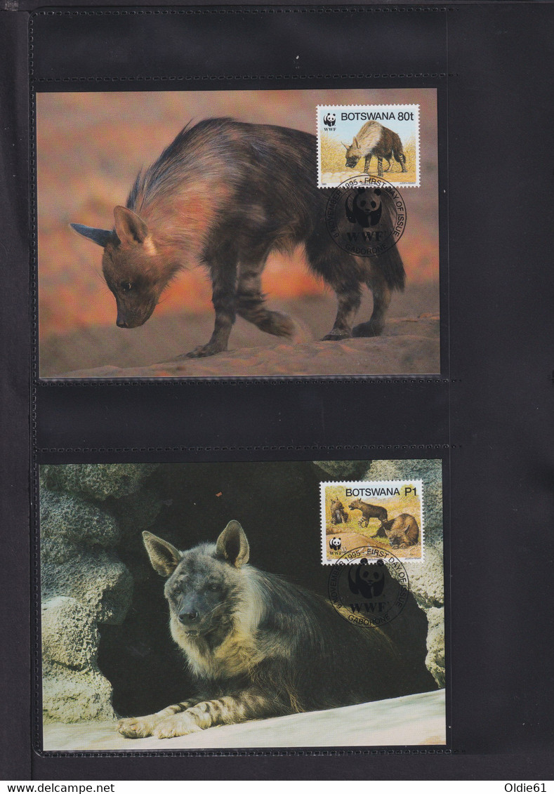 1995  Botswana  WWF  "Die Schabrackenhyäne"  Komplettes Kapitel - Collezioni & Lotti