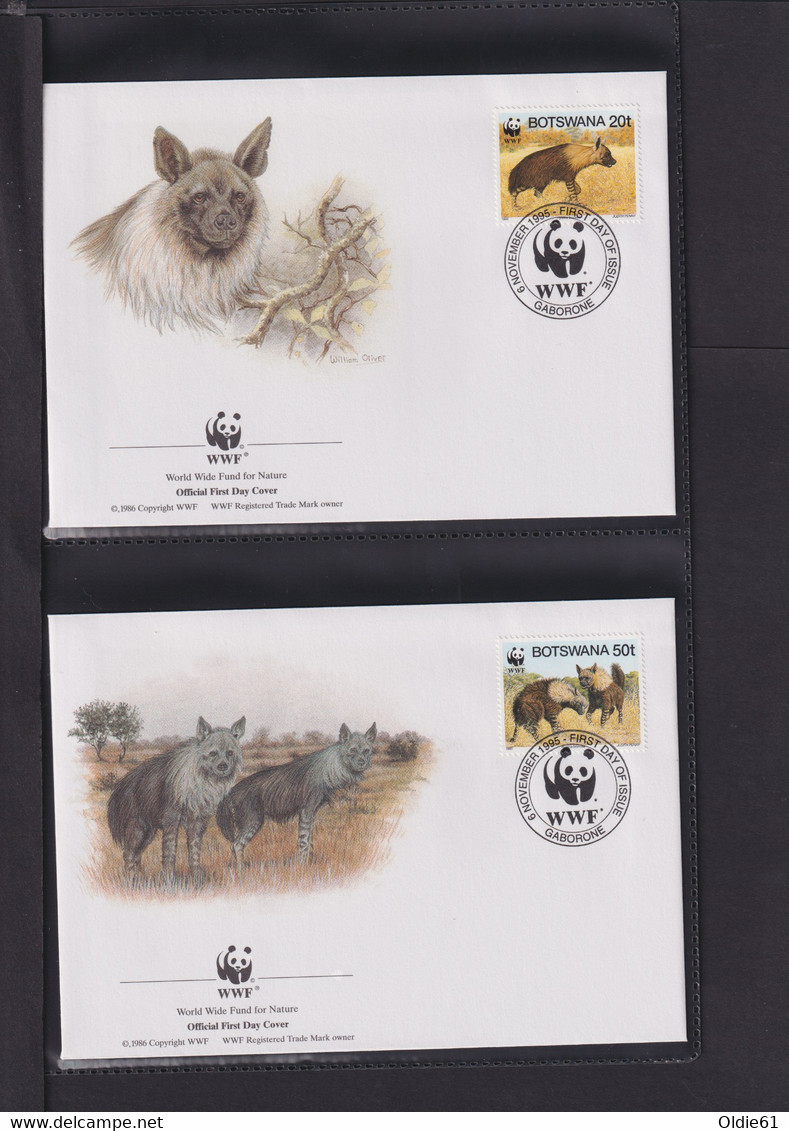 1995  Botswana  WWF  "Die Schabrackenhyäne"  Komplettes Kapitel - Collezioni & Lotti