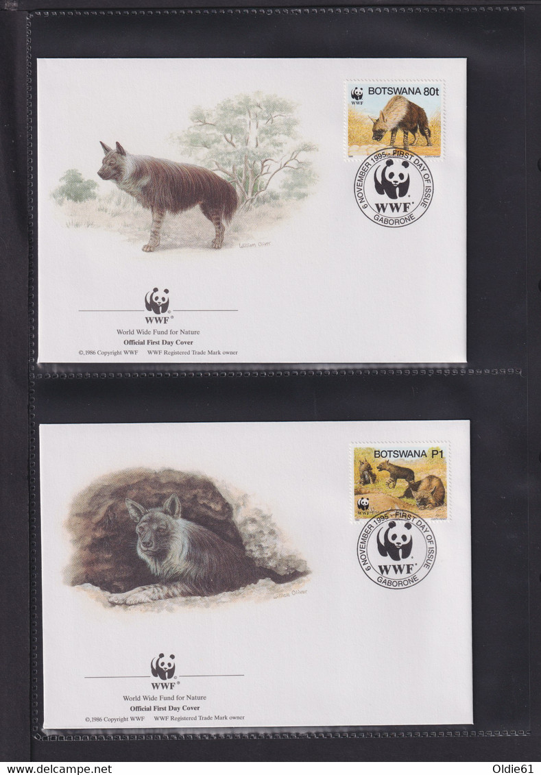 1995  Botswana  WWF  "Die Schabrackenhyäne"  Komplettes Kapitel - Collezioni & Lotti