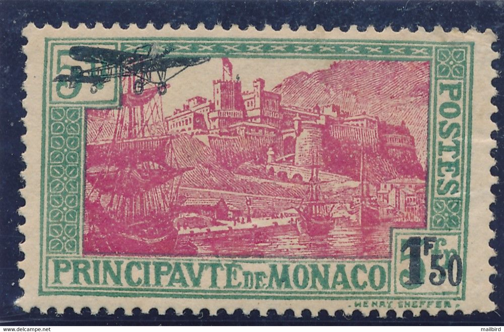 Stamp Poste Aerienne 1933 Yvert 1 - Année:1933 - Catalogue :YVERT : 1924-29 Surchargé Dentelé - Andere & Zonder Classificatie