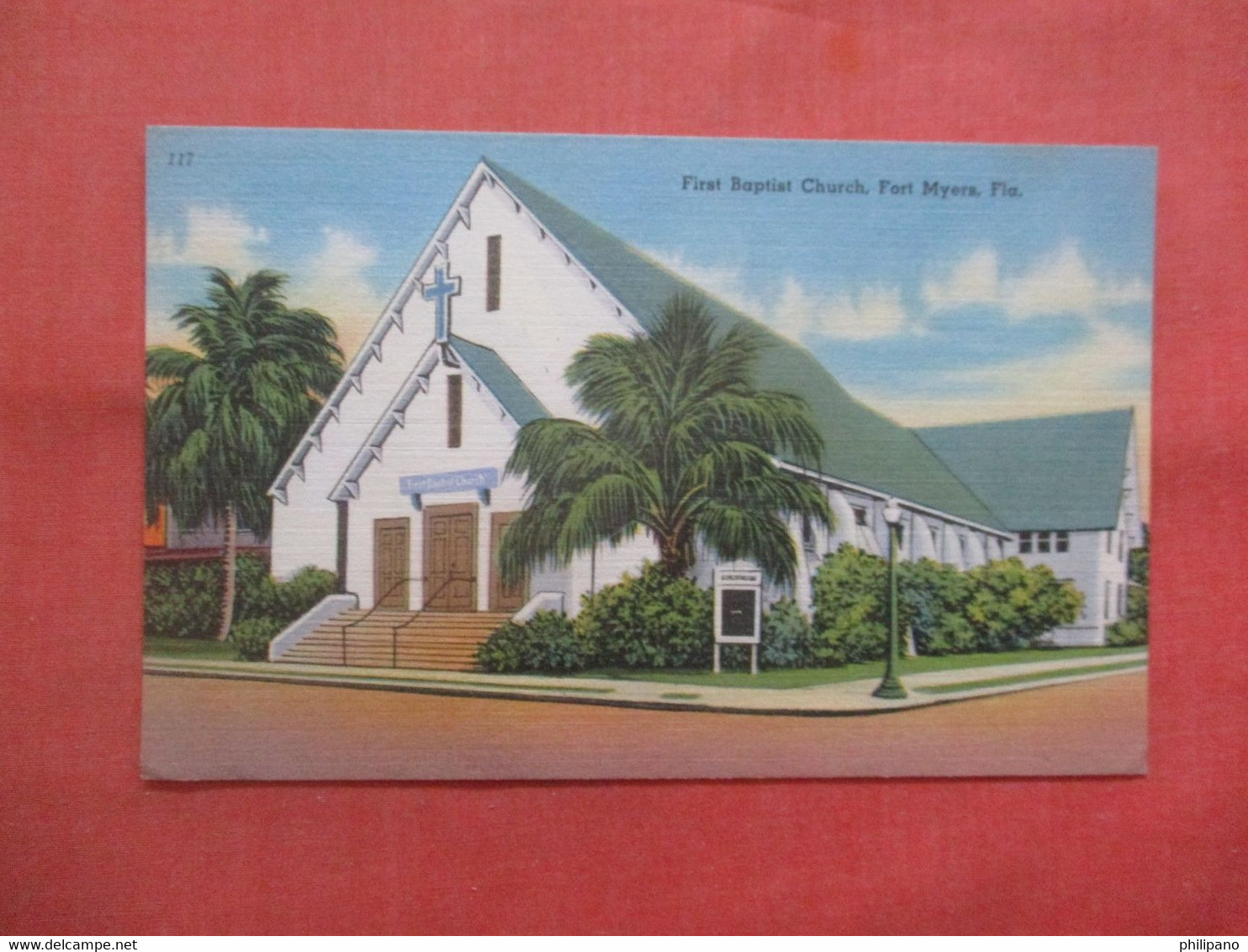 First Baptist Church.   Fort Myers  Florida  Ref  5422 - Fort Myers