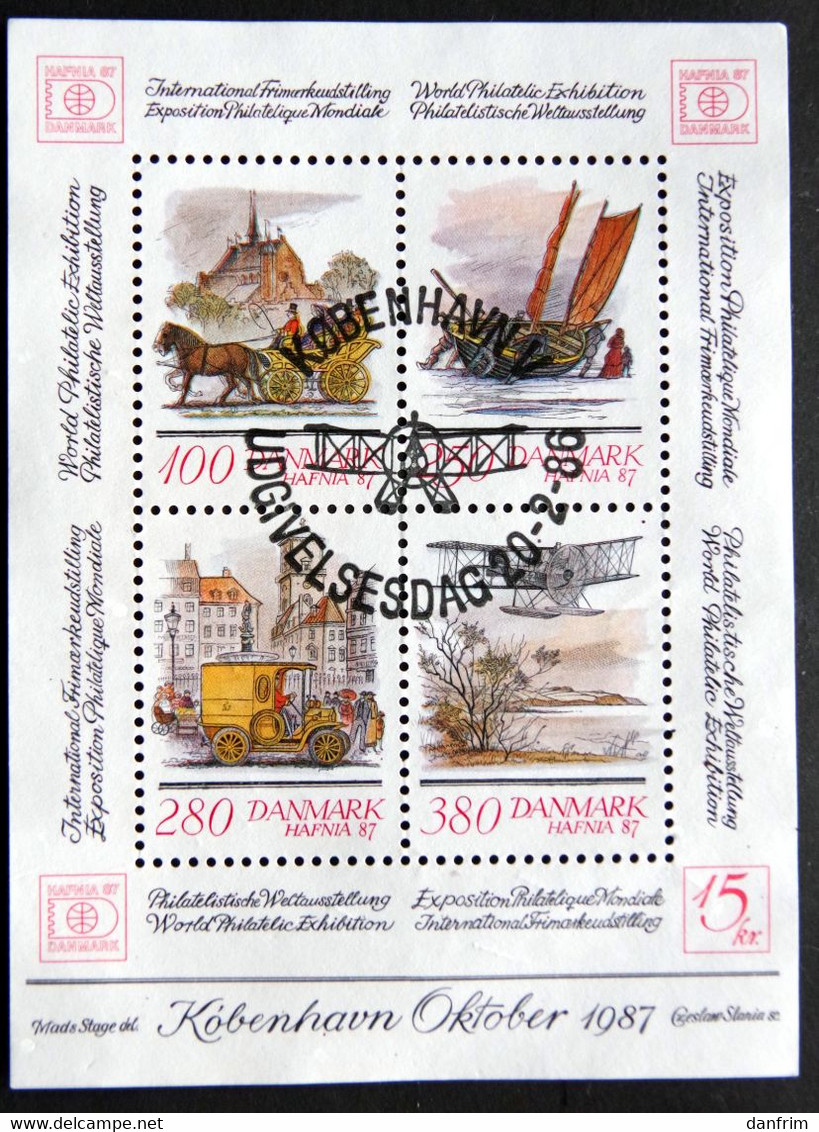 Denmark 1986 Cz,Slania    MiNr .859-862  BLOCK 5   ( Lot Ks 1001  ) - Gebraucht