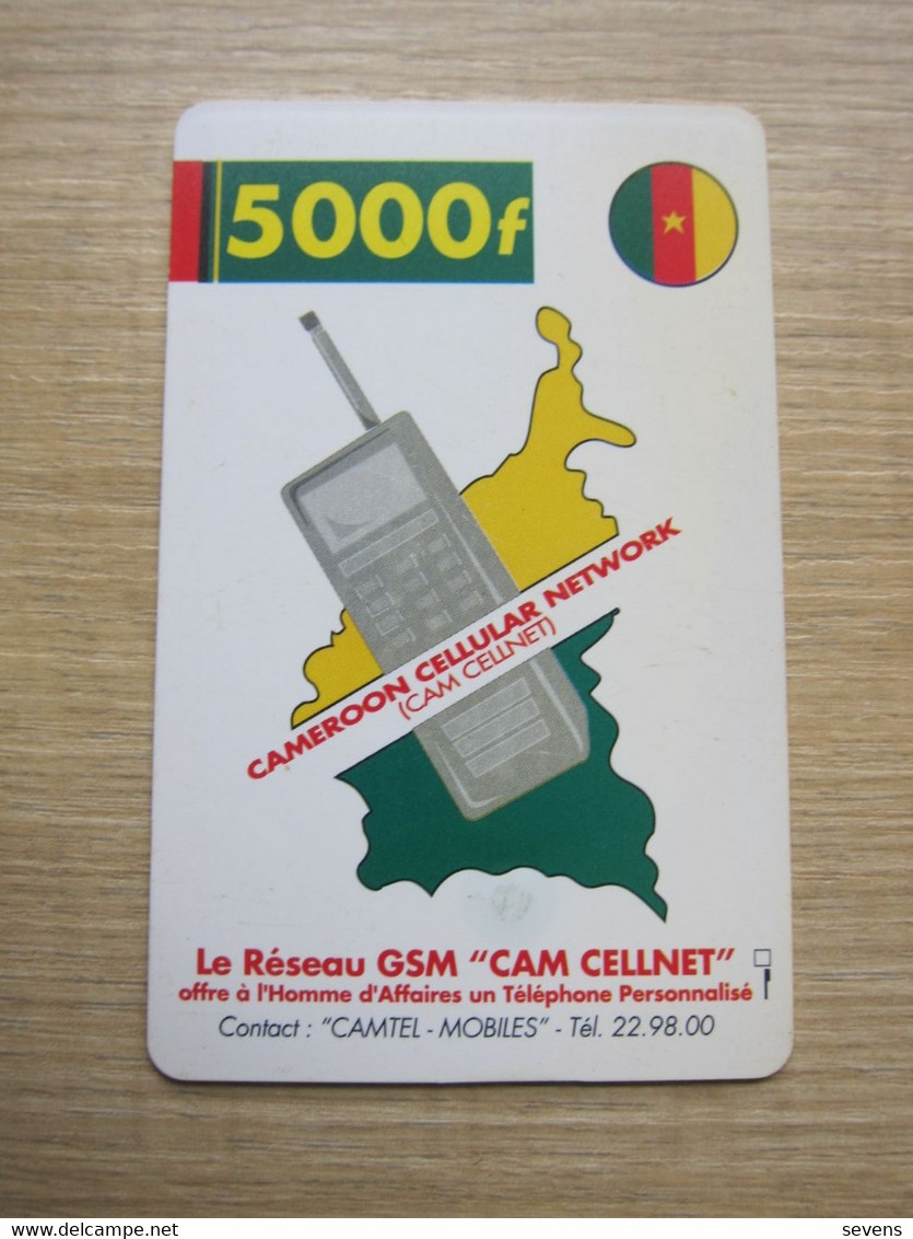 Chip Phonecard, Cameroon Cellular Network, Used - Cameroon