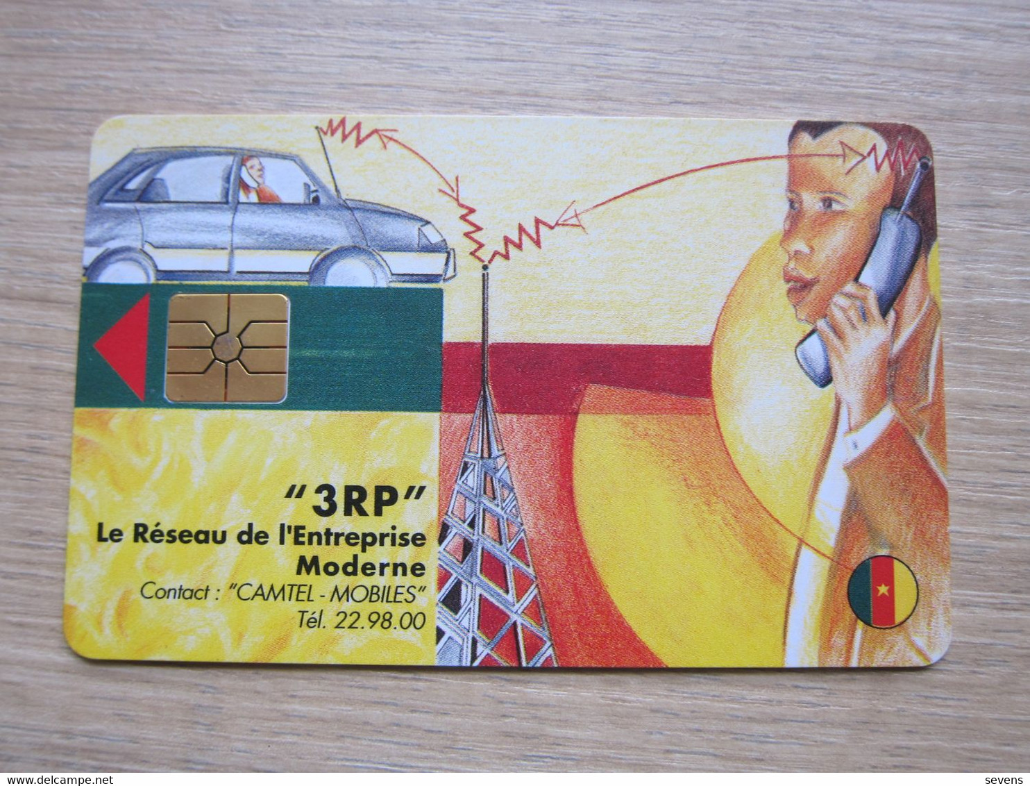 Chip Phonecard, Cameroon Cellular Network, Used - Cameroon