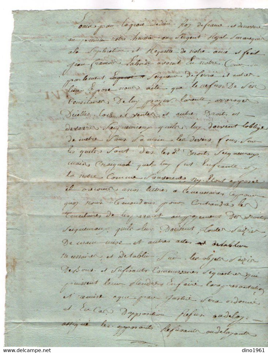 VP19.080 - Révolution Française - BORDEAUX - Acte / Lettre De 1789 - Requette - Citoyen J.François LABORDE Avocat .... - Cachets Généralité