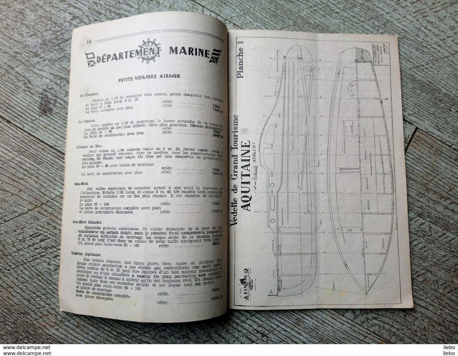 Travaux Manuels Modèle Réduit Bricolage Aviation  Marine Train HO Années 1950 Créations Airmer Dessins - Modellbau