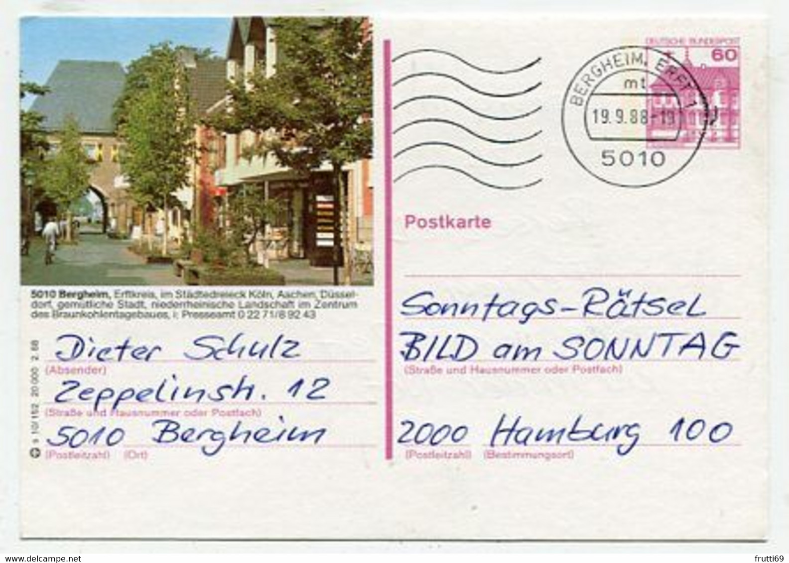 AK 028567 GERMANY - Bergheim - Bergheim