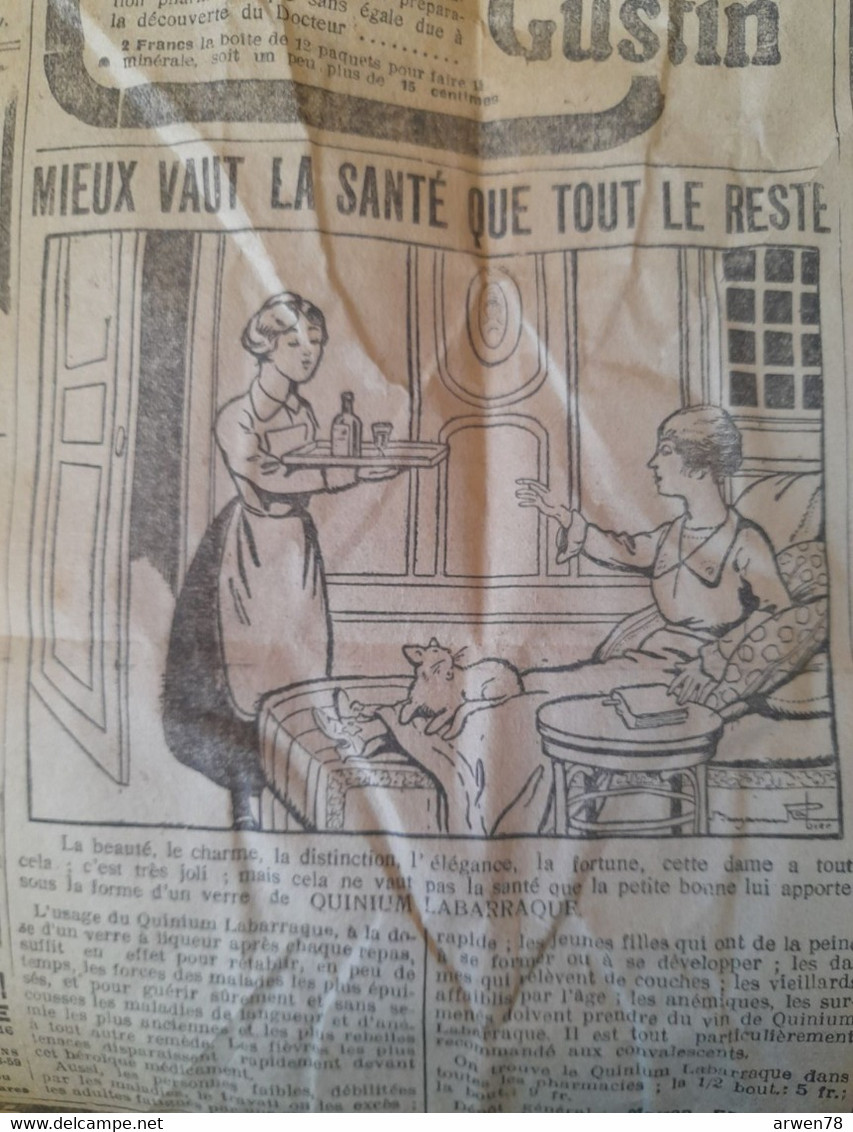 Quotidien Le Petit Journal 20 Octobre 1919 Paris Décoré De La Croix De Guerre Le Sort De Petrograd - Le Petit Parisien