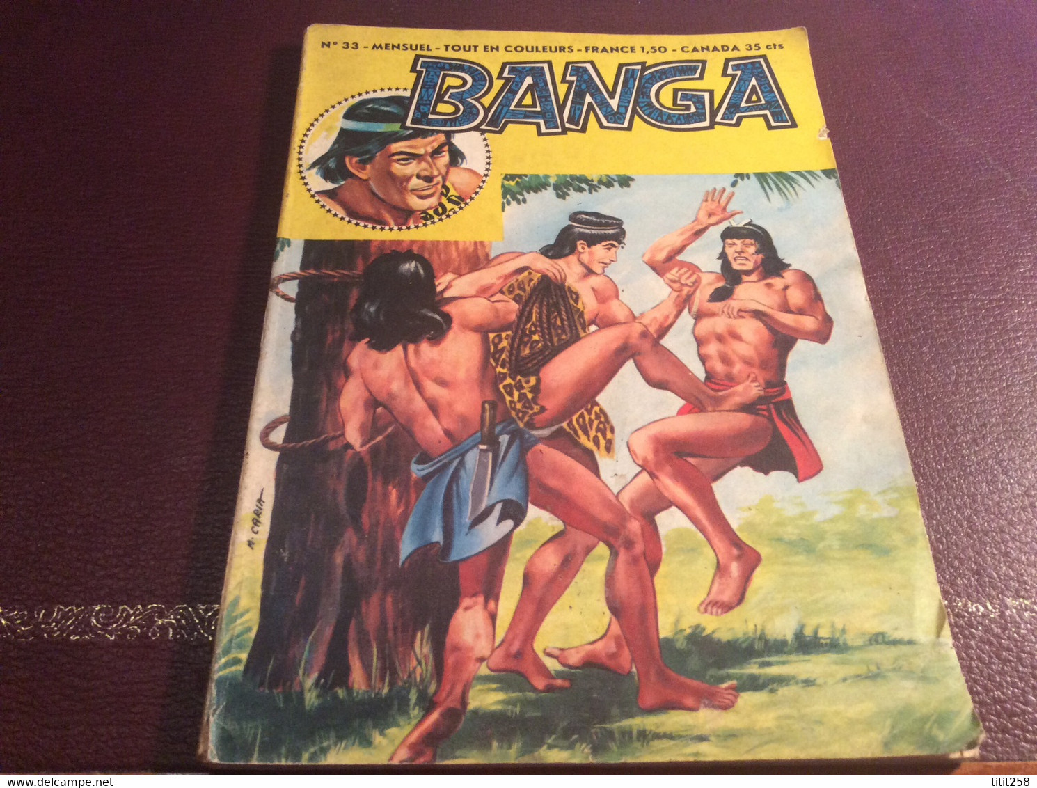 BANGA ( Tarzan  )  ... N°33  Mai 1971 . La Royauté Suprême . 64 Pages . - Tarzan