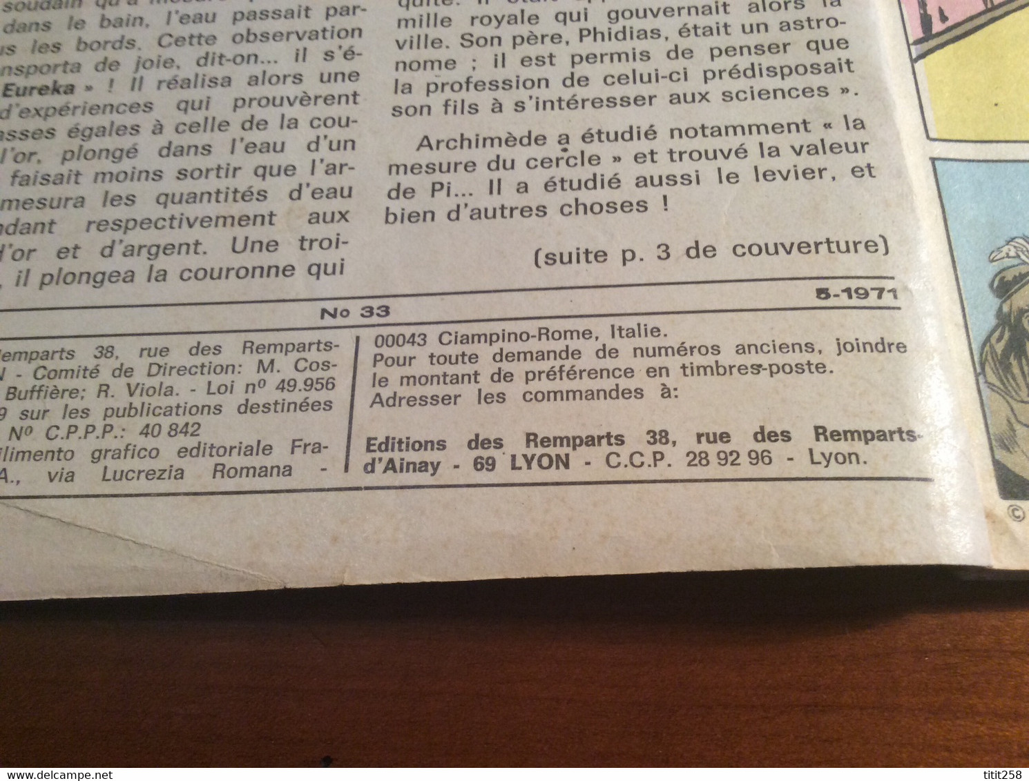 BANGA ( Tarzan  )  ... N°33  Mai 1971 . La Royauté Suprême . 64 Pages . - Tarzan