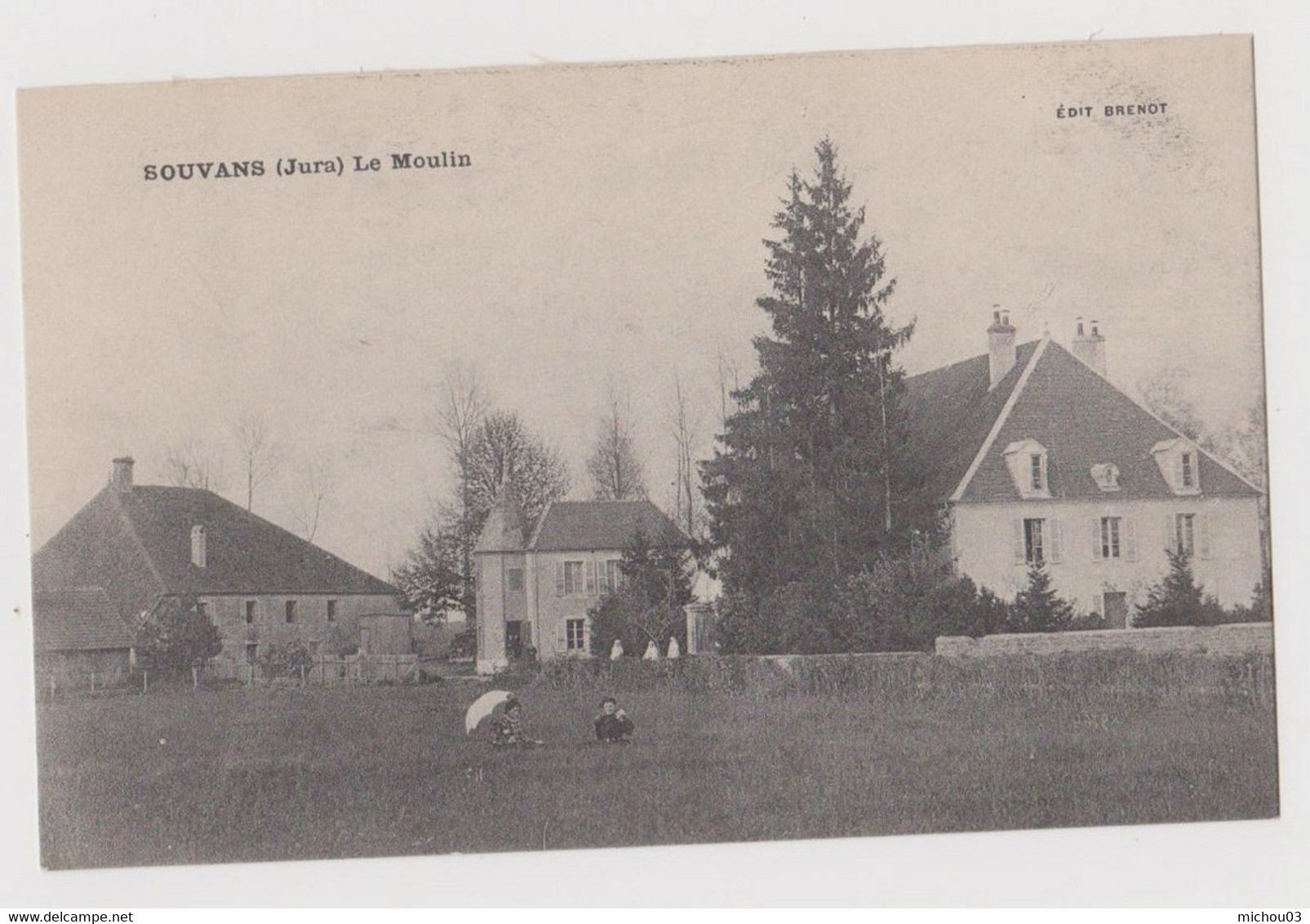 Carte Postale 39 Jura Souvans Le Moulin - Andere & Zonder Classificatie
