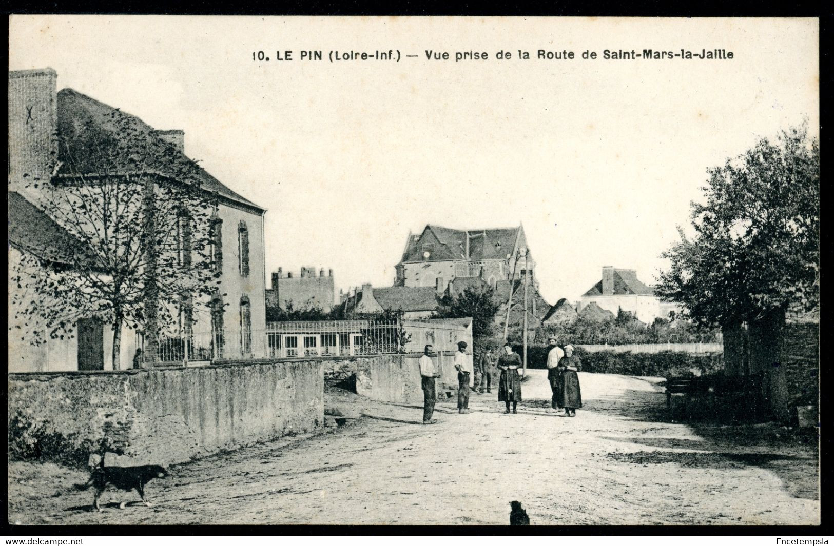 CPA - Carte Postale - France - Le Pin - Vue Prise De La Route De Saint Mars La Jaille - 1949  (CP19438OK+) - Ancenis