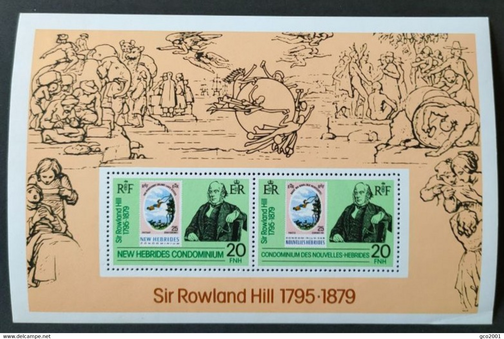 NOUVELLES-HÉBRIDES / YT BF 2 / ROWLAND HILL - UPU - ELEPHANT - CHAMEAU / NEUF ** / MNH - Hojas Y Bloques