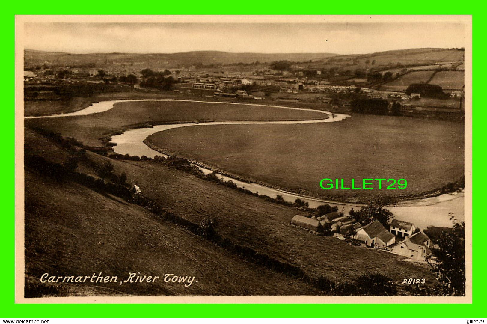 CARMARTHEN, PAYS DE GALLES - RIVER TOWY - F. FRITH & CO LTD - - Carmarthenshire