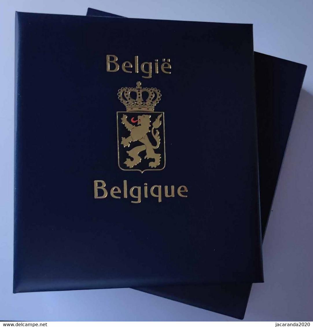 Davo Luxe Kaft België-Belgique + Luxe Beschermhoes - Reliure Davo LX - In Zeer Goede Staat - En Parfait état - Raccoglitori Vuoti