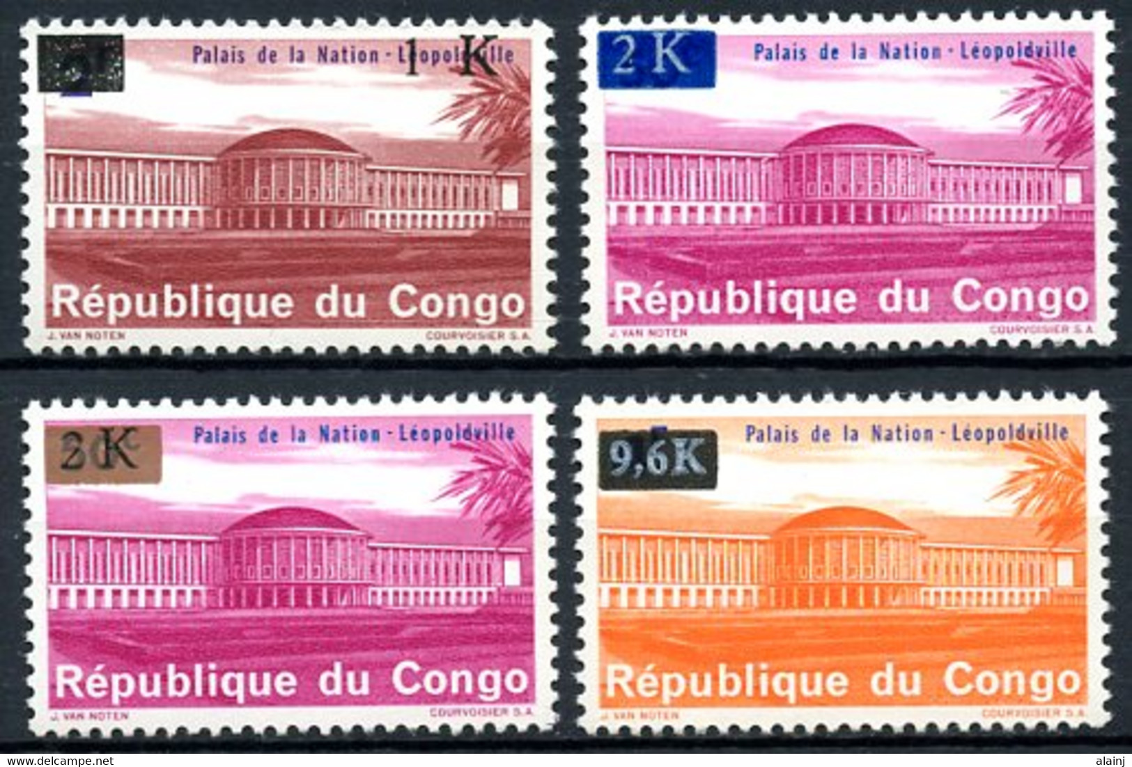 République Démocratique Du Congo   663 - 666   XX    ---   TTB - Ungebraucht