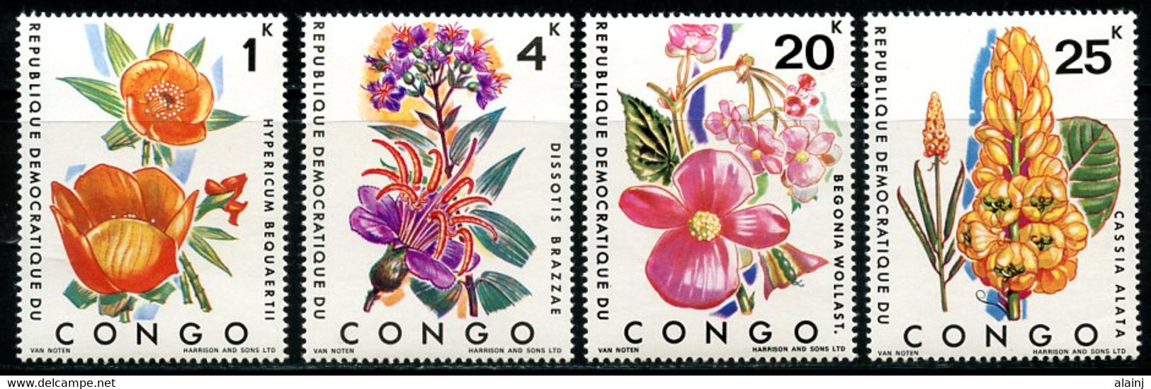 Rep. Congo   778 - 781   XX   ---   TTB   --  COB : 40 Euros - Ungebraucht