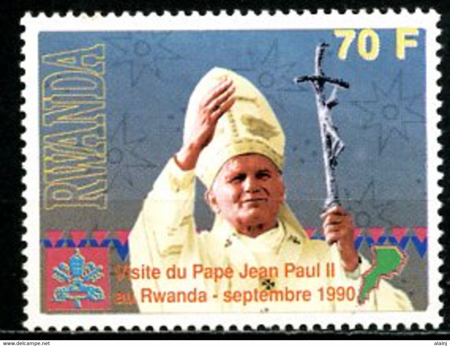 Rwanda   1378   XX   ---   Visite Du Pape Jean-Paul 2 - Nuevos