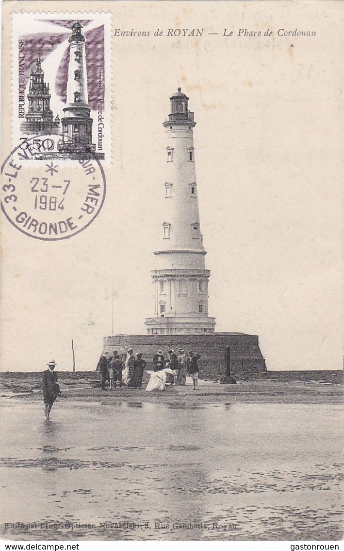 Carte Maximum France 1984 2326 Phare De Cordouan Carte Ancienne - 1980-1989