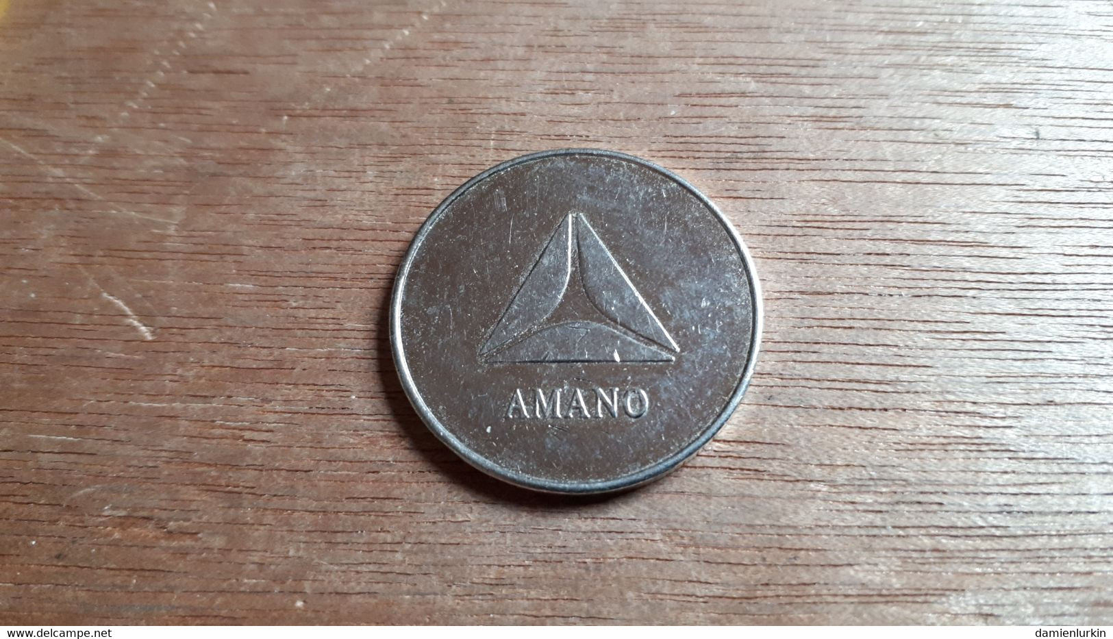 BELGIQUE JETON PARKING AUTOMATIQUE "AMANO" 28MM FRAPPE MEDAILLE - Professionnels / De Société