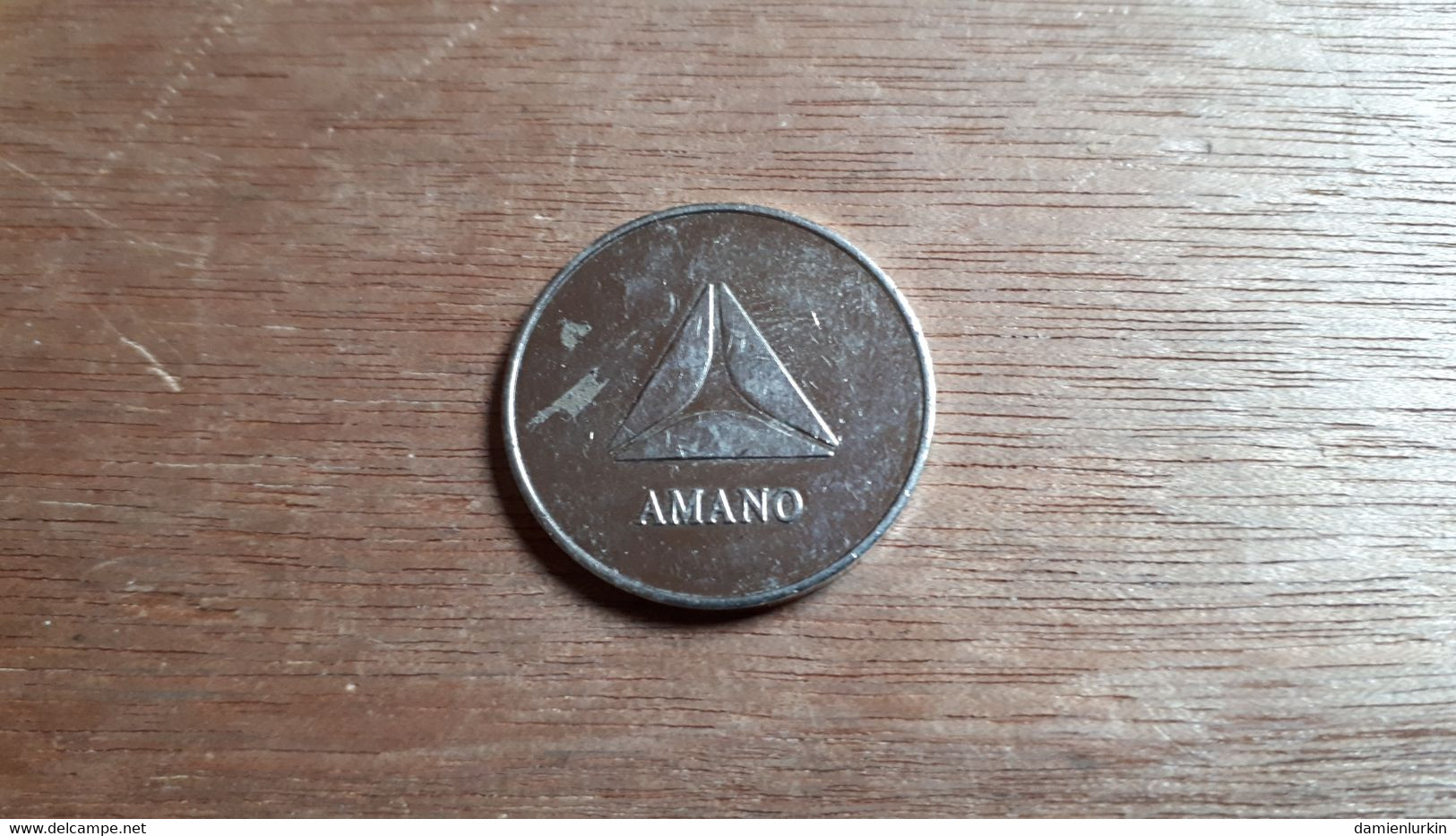 BELGIQUE JETON PARKING AUTOMATIQUE "AMANO" 28MM FRAPPE MEDAILLE - Professionnels / De Société