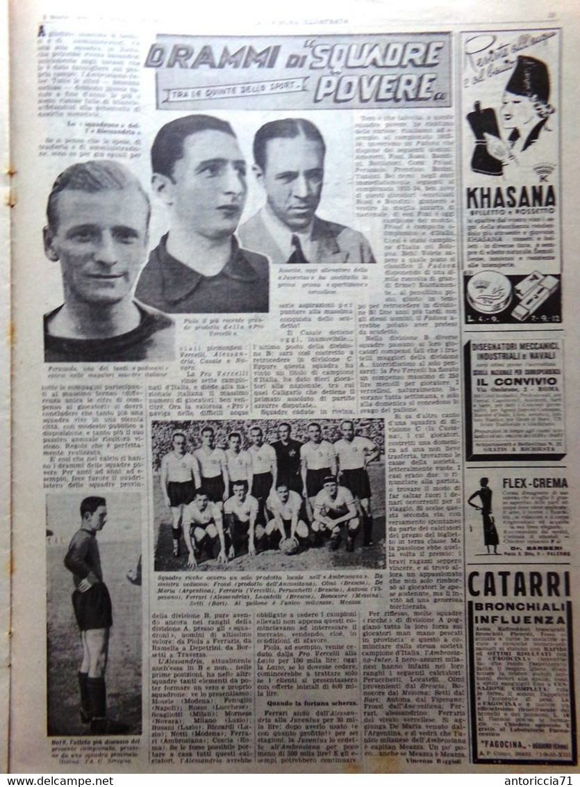 La Tribuna Illustrata 5 Marzo 1939 Walt Disney Conclave Cardinali Giappone Duce - Guerra 1939-45