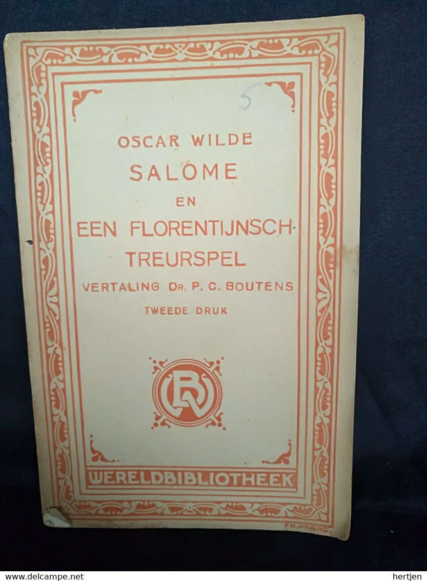 Salome En Een Florentijnsch Treurspel, Oscar Wilde - Dichtung