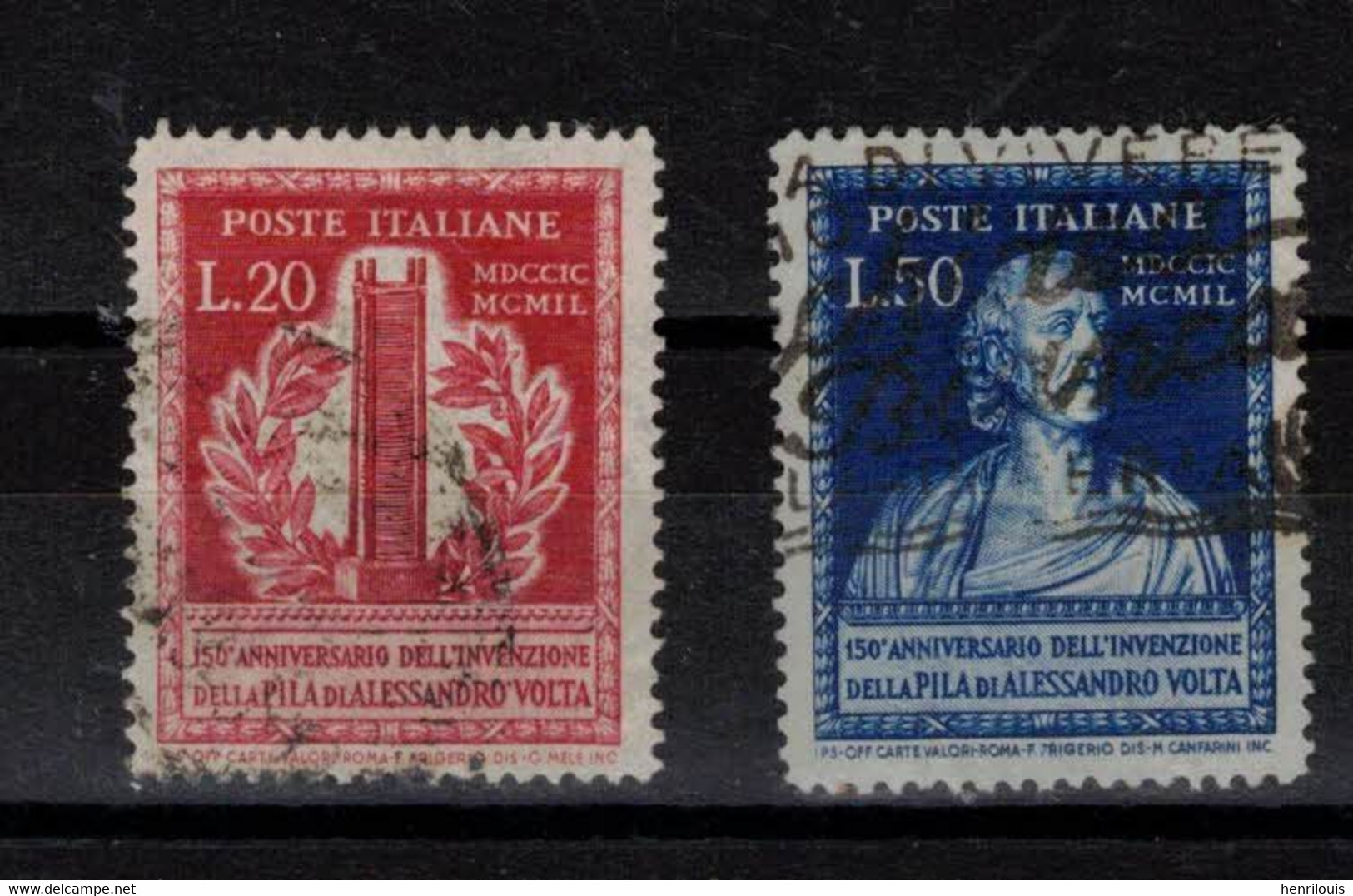 ITALIE     Timbres  De 1949 ( Ref 3726 E )   Volta - 1946-47 Corpo Polacco Period