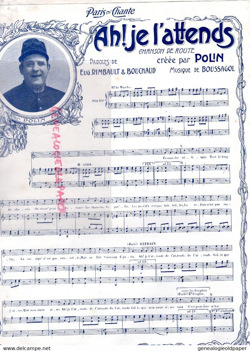 PARIS QUI CHANTE- PARTITION MUSIQUE-N° 55  - 1904- POLIN-DRANEM-BERVILLE-MAZURKA MARCENAY-CHERCHEZ LA FEMME-SARABANDE - Scores & Partitions