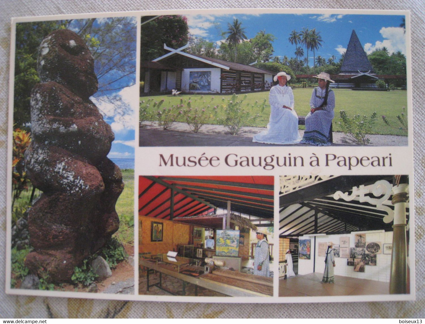 CPSM.    Musée GAUGHIN à Papeari - Polynésie Française