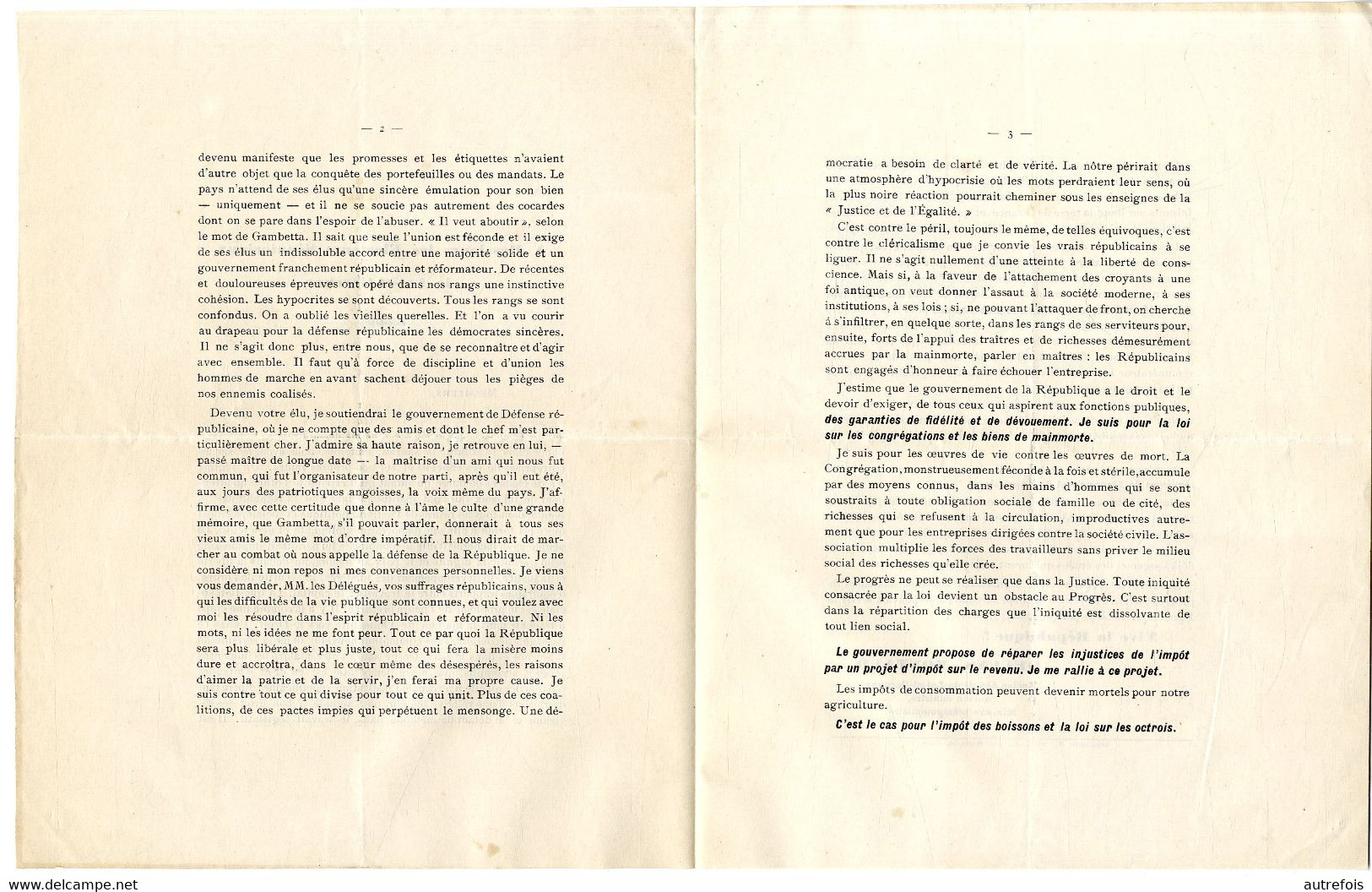 A MESSIEUX LES ELECTEURS SENATORIAUX DE LOT ET GARONNE  DELUNS MONTAUD ANCIEN MINISTRE ELECTIONS SENATORIALE NOVE 1900 - Politiek