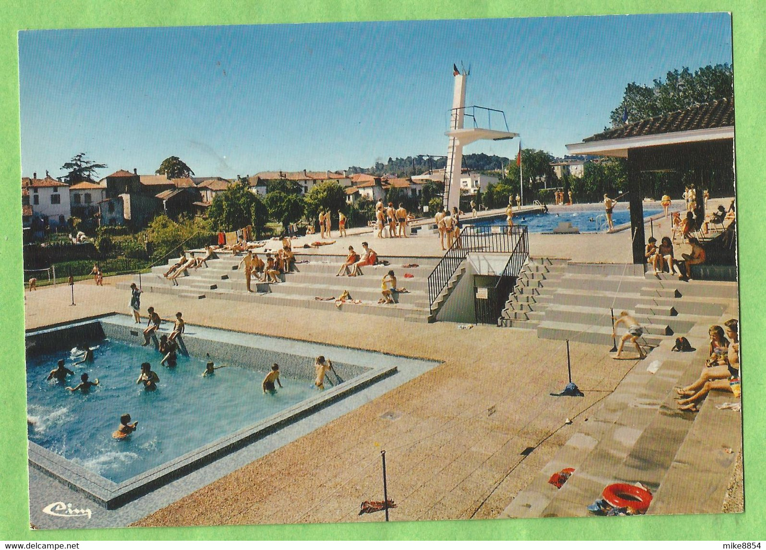 UR0683  CP  SAINT-PALAIS  (Pyrénées-Atlantiques)  La Piscine -  Arch. Soupre à Bayonne - Le Petit Bain Et Le Plongeoir - Saint Palais