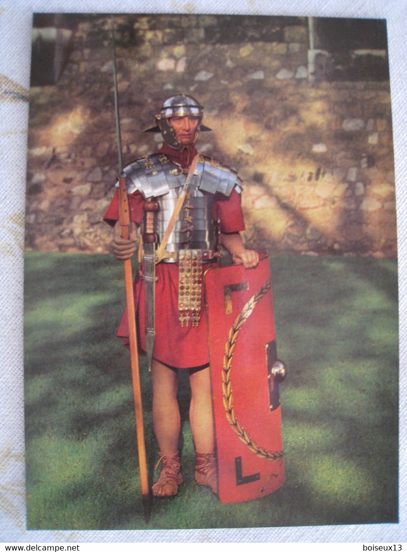 CPSM.    A Roman Legionary. Model In The National Museum Of Wales, Cardiff - Cardiganshire