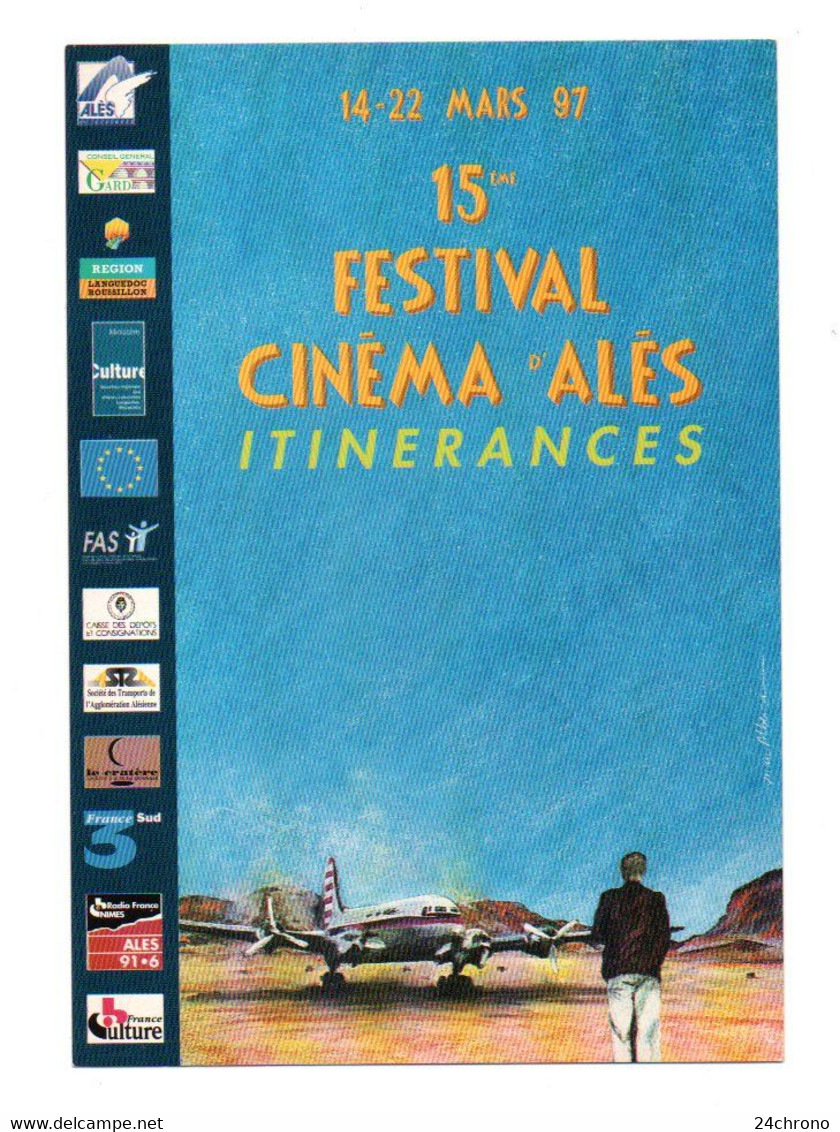 Ales: 14 Au 22 Mars 1997, 15ème Festival Cinema D'Ales, Itinerances, Avion (22-13) - Alès