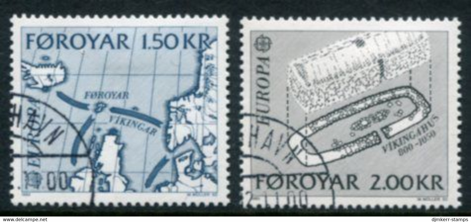 FAROE IS. 1982 Europa: Historic Events Used.  Michel 70-71 - Färöer Inseln