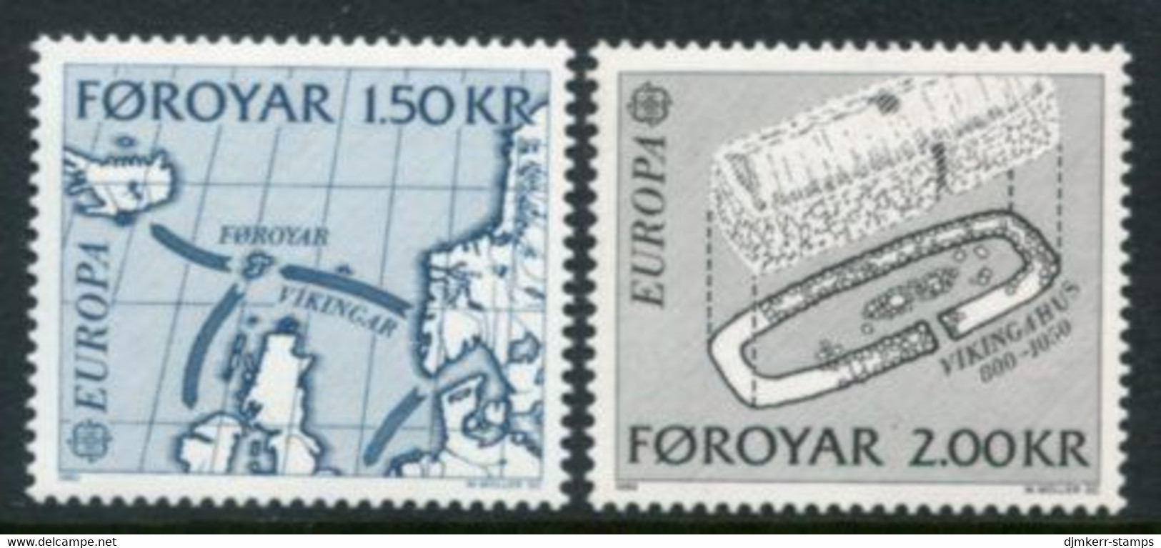 FAROE IS. 1982 Europa: Historic Events MNH / **.  Michel 70-71 - Faroe Islands
